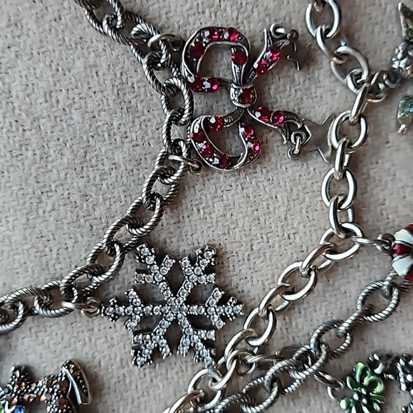 Kirks Folly | Vintage Christmas Charm Necklace - Picture 5 of 14